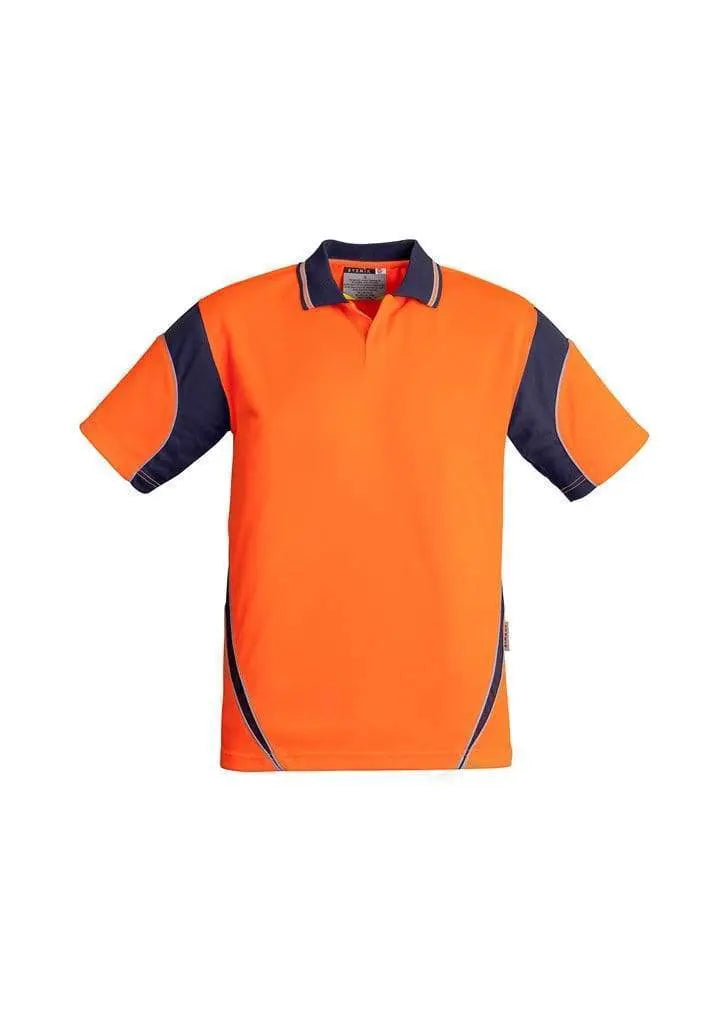 SYZMIK Men’s Hi Vis Aztec Polo - Short Sleeve ZH248 Metro Workwear.